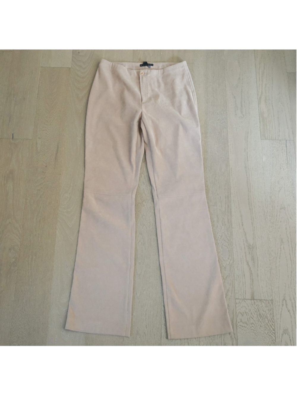Zara Basic Women’s Beige Bootcut Flare Pants Size US 8 EUR 40